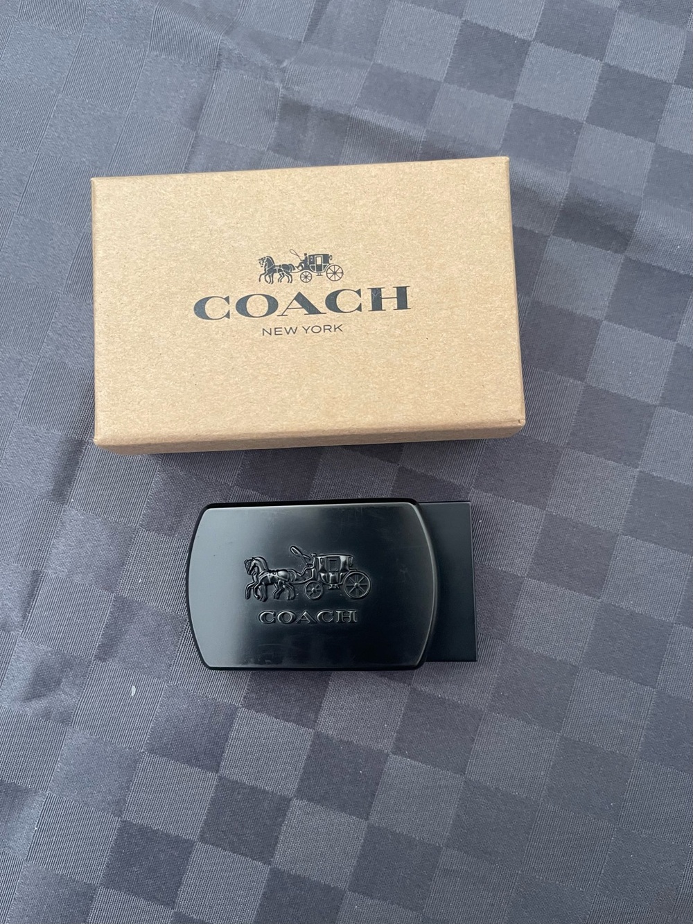 Coach belt buckle